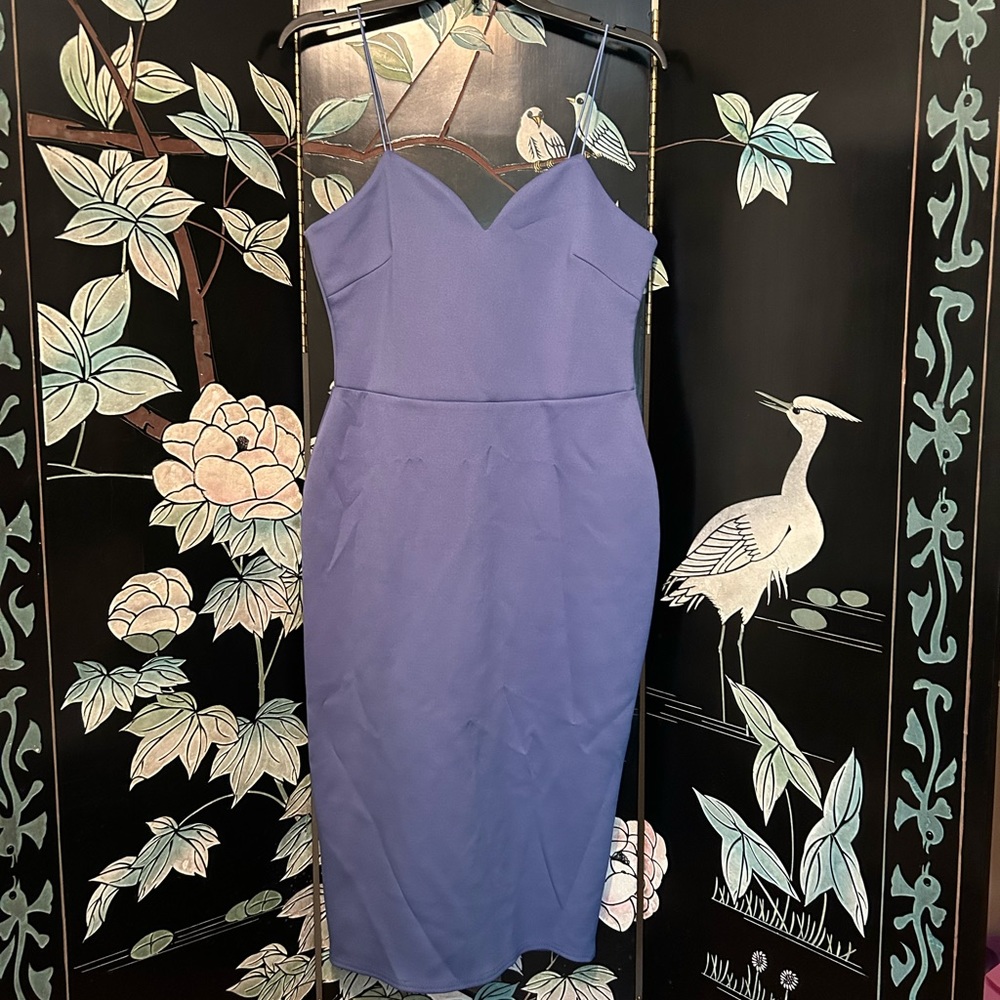 ASOS Lavender/Purple Sleeveless Midi Dress
